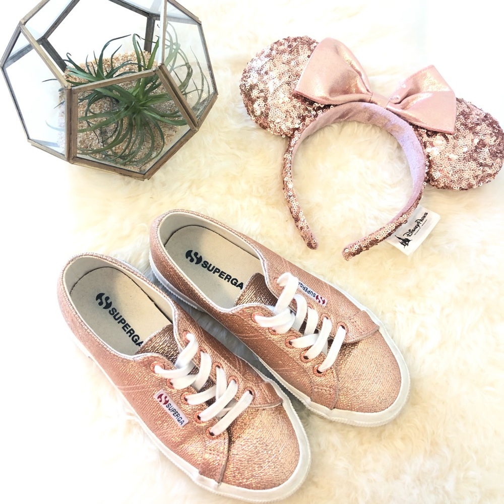 Superga 2750 Rose Gold Sneakers